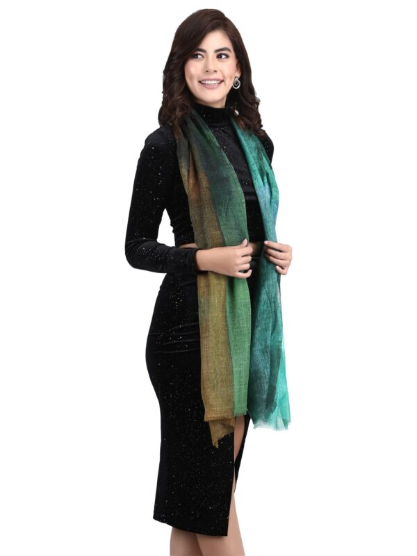 Digitale Print Stola van Fijne Wol – Fairtrade & Duurzaam 11