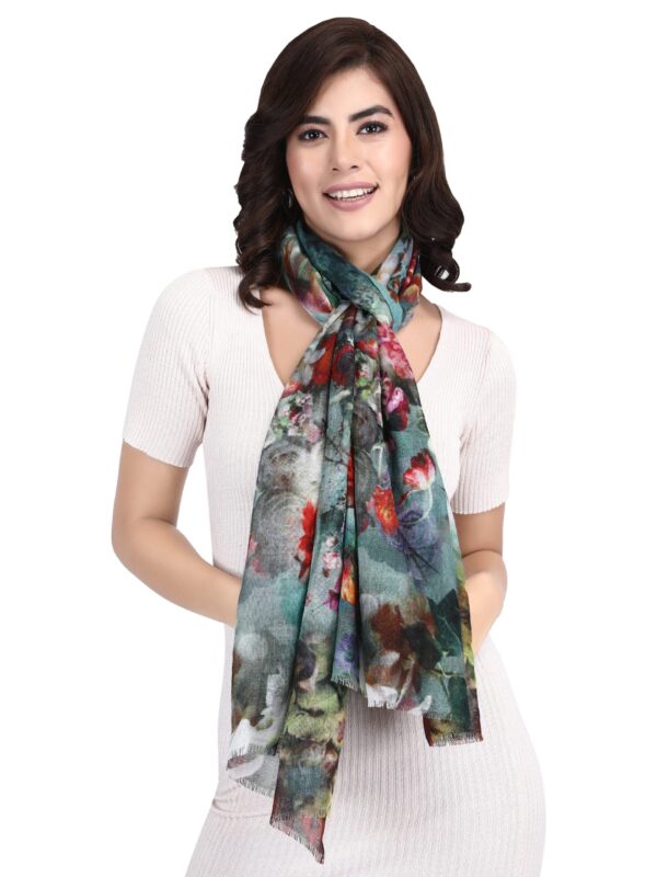 Digitale Print Stola van Fijne Wol – Fairtrade & Duurzaam 9