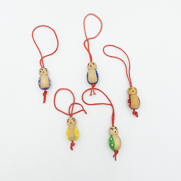 Handgemaakt Gelukspoppetje hanger, Fair Trade uit Sri Lanka