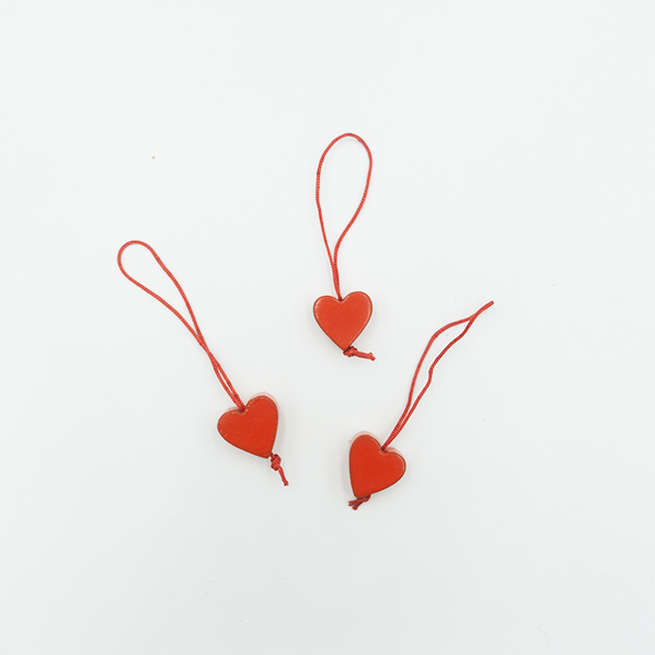 Handgemaakte Hartje gelukshangers, Fair Trade uit Sri Lanka